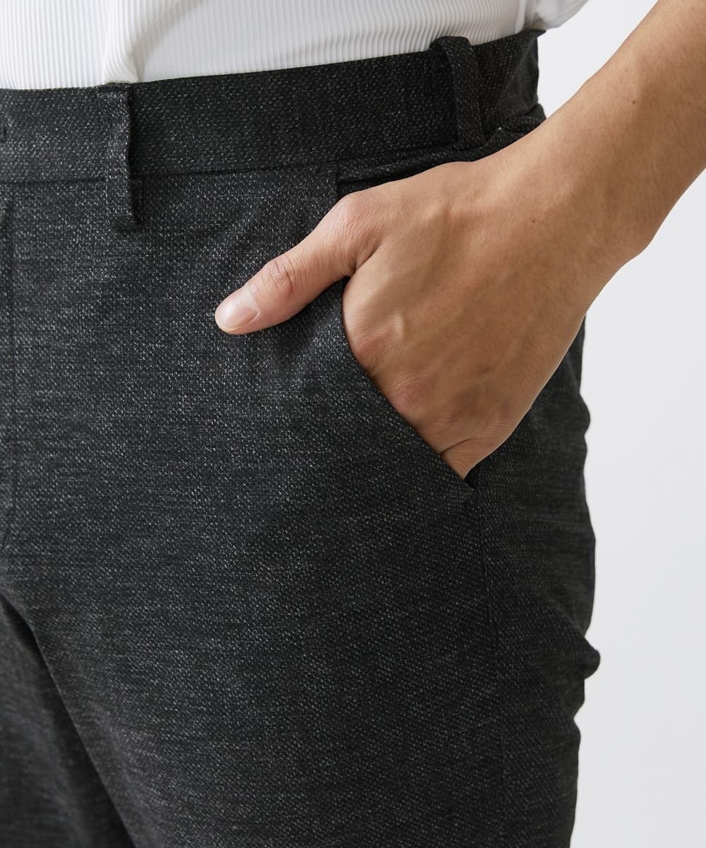 MKLHV68130 MK MICHEL KLEIN HOMME(MKミッシェルクランオム) BREATH MESH スラックス ダークグレー