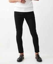 MKLHX41130 MK MICHEL KLEIN HOMME(MKミッシェルクランオム) スーパースリムストレッチパンツ ブラック