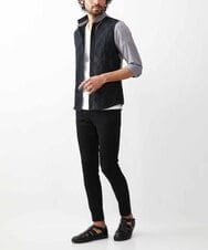 MKLHX41130 MK MICHEL KLEIN HOMME(MKミッシェルクランオム) スーパースリムストレッチパンツ ブラック