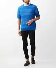 MKLHX41130 MK MICHEL KLEIN HOMME(MKミッシェルクランオム) スーパースリムストレッチパンツ ブラック
