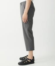 MKLHX42130 MK MICHEL KLEIN HOMME(MKミッシェルクランオム) 【清涼素材】クロップドカーゴパンツ / シャリポリストレッチ  グレー