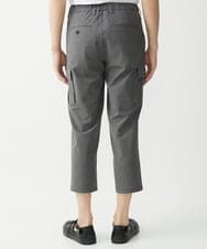 MKLHX42130 MK MICHEL KLEIN HOMME(MKミッシェルクランオム) 【清涼素材】クロップドカーゴパンツ / シャリポリストレッチ  グレー