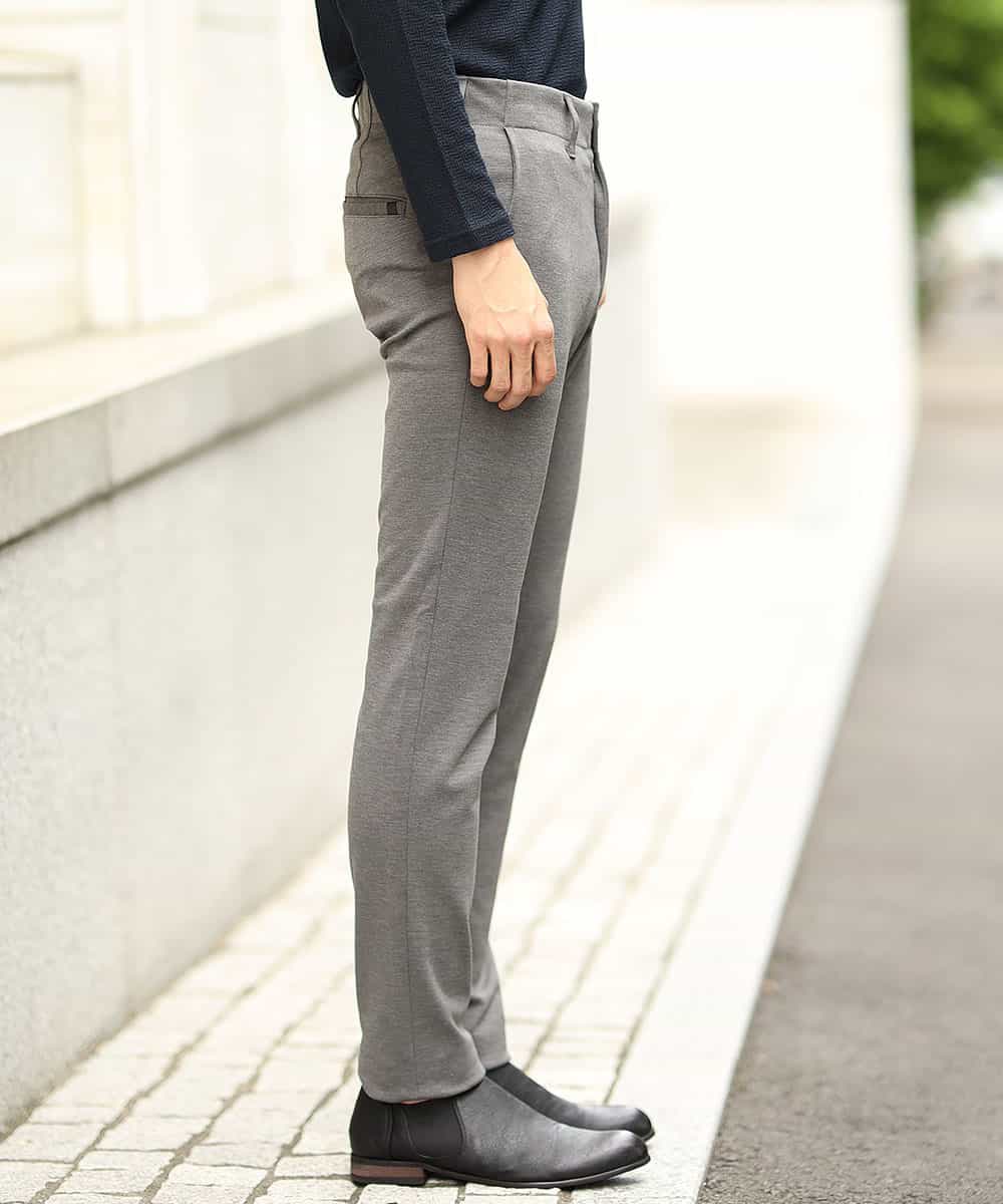 MKLJI59110 MK MICHEL KLEIN HOMME(MKミッシェルクランオム) パンツ／グランディールカノコ グレー