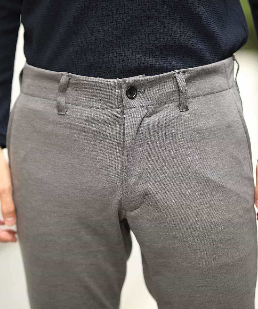 MKLJI59110 MK MICHEL KLEIN HOMME(MKミッシェルクランオム) パンツ／グランディールカノコ グレー