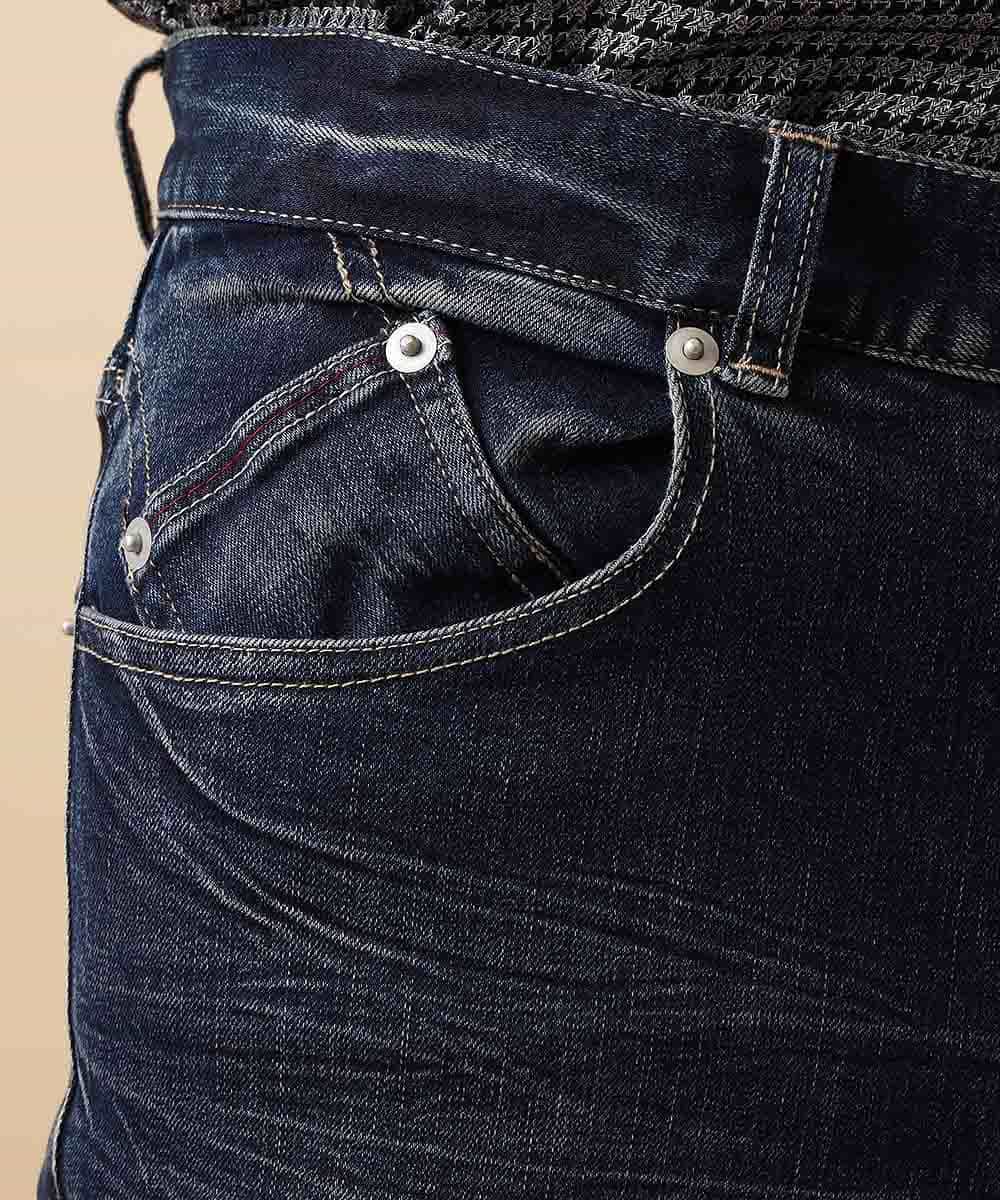 MKLJL02090 MK MICHEL KLEIN HOMME(MKミッシェルクランオム) パンツ／ルーキーストレッチデニム ネイビー