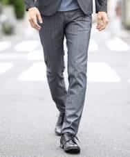 MKLJL10110 MK MICHEL KLEIN HOMME(MKミッシェルクランオム) パンツ／へリンボンストレッチ ネイビー