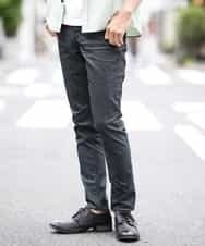 MKLJL10110 MK MICHEL KLEIN HOMME(MKミッシェルクランオム) パンツ／へリンボンストレッチ ダークグレー