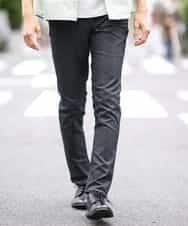MKLJL10110 MK MICHEL KLEIN HOMME(MKミッシェルクランオム) パンツ／へリンボンストレッチ ダークグレー