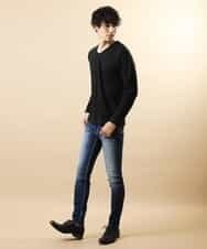 MKLJL11110 MK MICHEL KLEIN HOMME(MKミッシェルクランオム) パンツ／ルーキーストレッチデニム ネイビー