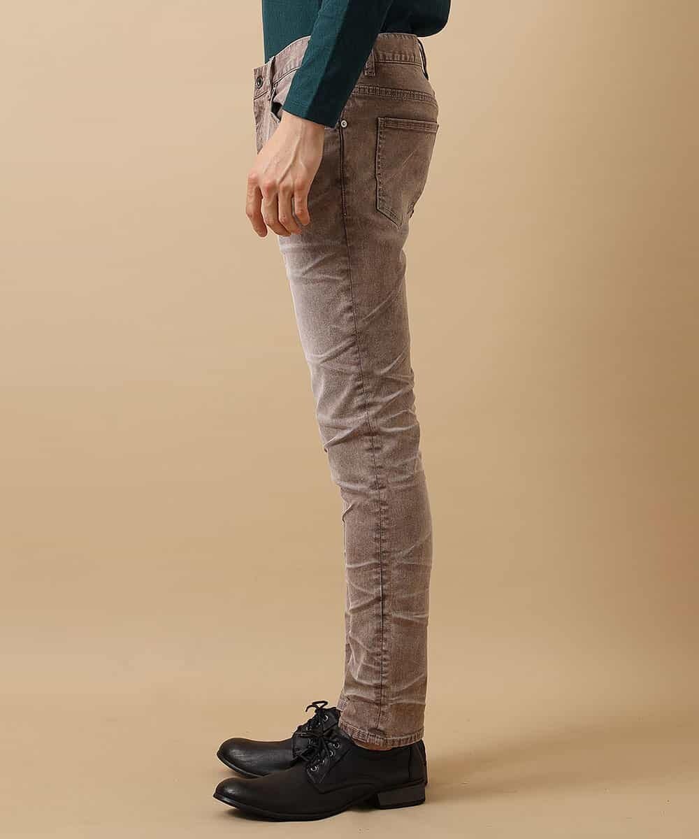 MKLJL19130 MK MICHEL KLEIN HOMME(MKミッシェルクランオム) パンツ／エコフレンドリーブラスト ブラウン(87)