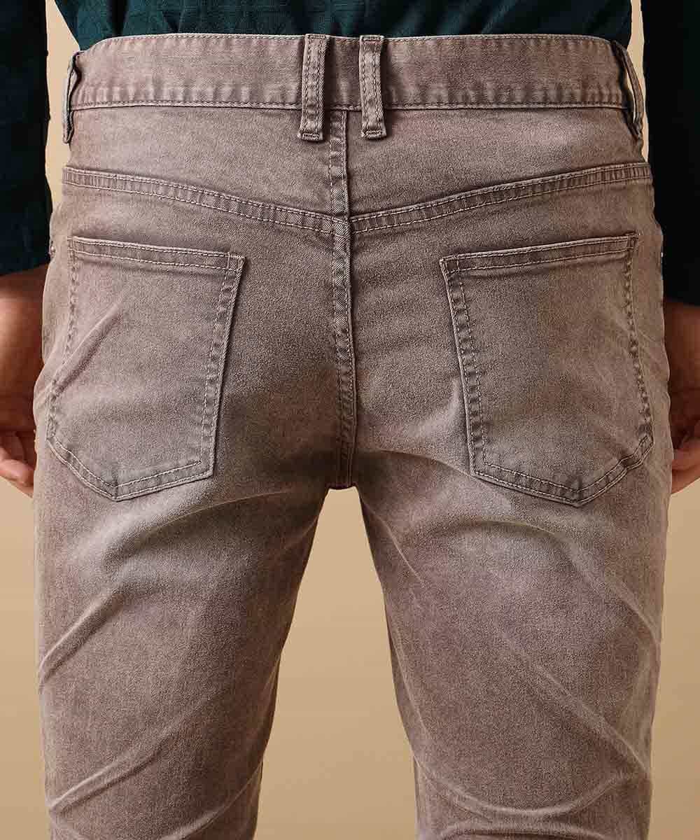 MKLJL19130 MK MICHEL KLEIN HOMME(MKミッシェルクランオム) パンツ／エコフレンドリーブラスト ブラウン(87)