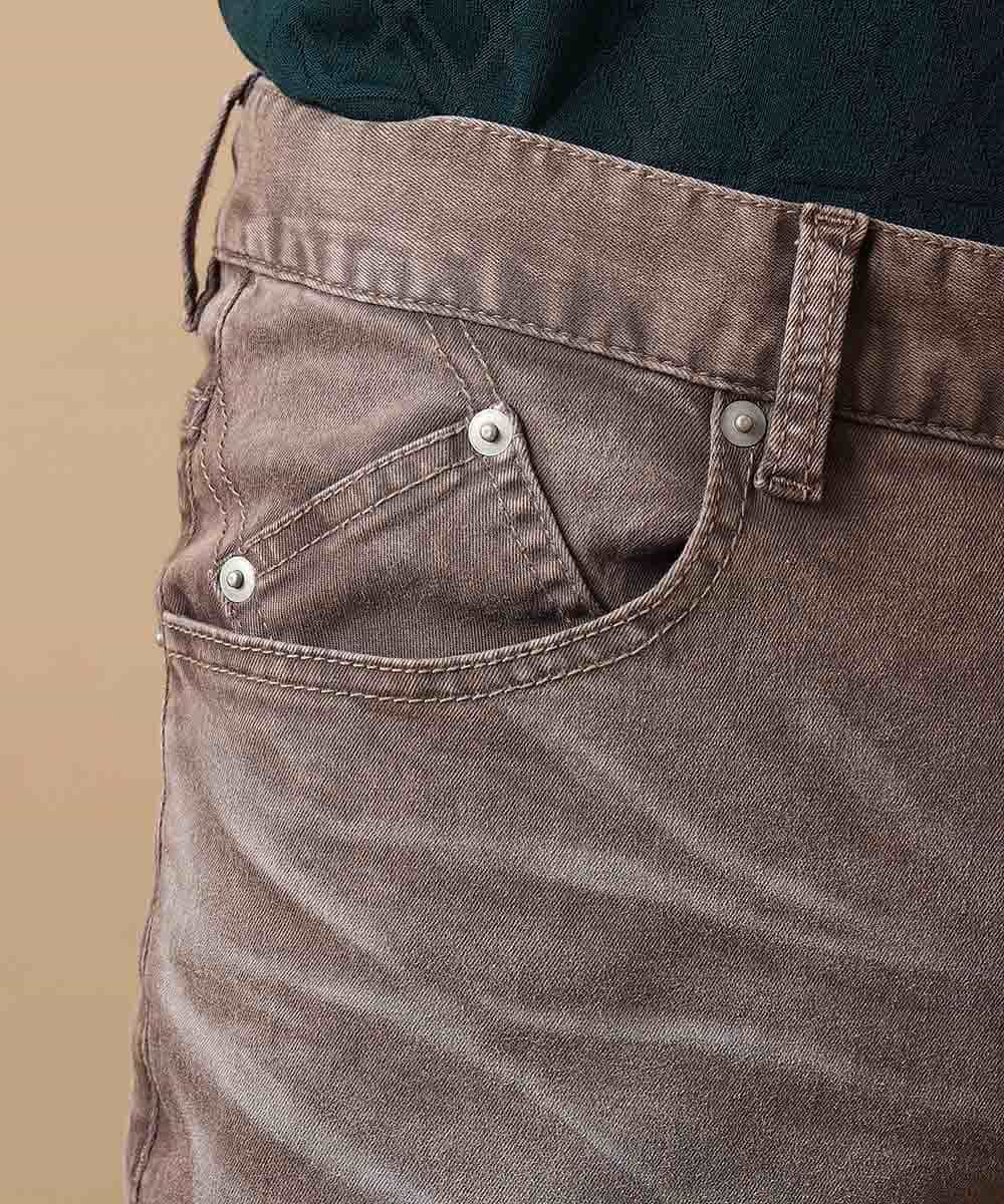 MKLJL19130 MK MICHEL KLEIN HOMME(MKミッシェルクランオム) パンツ／エコフレンドリーブラスト ブラウン(87)