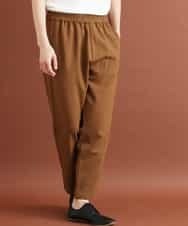 MKLJO52090 MK MICHEL KLEIN HOMME(MKミッシェルクランオム) 『軽く/ゆったりシルェット』リラックスパンツ/セットアップ ブラウン