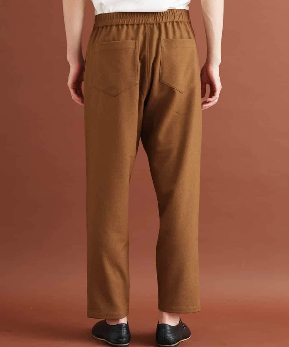 MKLJO52090 MK MICHEL KLEIN HOMME(MKミッシェルクランオム) 『軽く/ゆったりシルェット』リラックスパンツ/セットアップ ブラウン