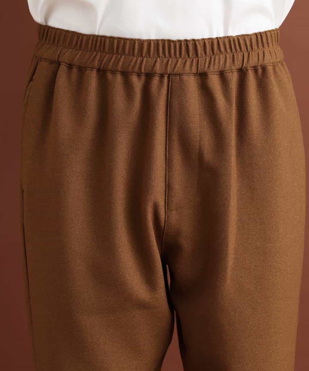 MKLJO52090 MK MICHEL KLEIN HOMME(MKミッシェルクランオム) 『軽く/ゆったりシルェット』リラックスパンツ/セットアップ ブラウン