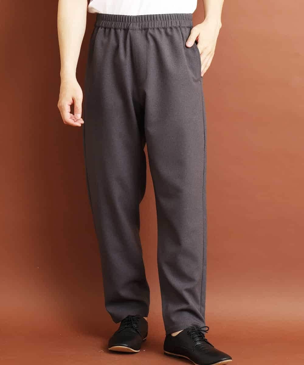 MKLJO52090 MK MICHEL KLEIN HOMME(MKミッシェルクランオム) 『軽く/ゆったりシルェット』リラックスパンツ/セットアップ ダークグレー