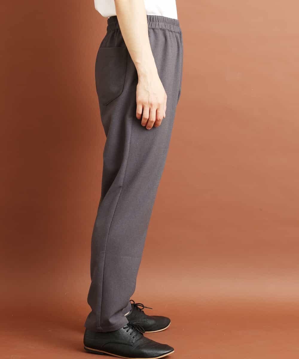 MKLJO52090 MK MICHEL KLEIN HOMME(MKミッシェルクランオム) 『軽く/ゆったりシルェット』リラックスパンツ/セットアップ ダークグレー