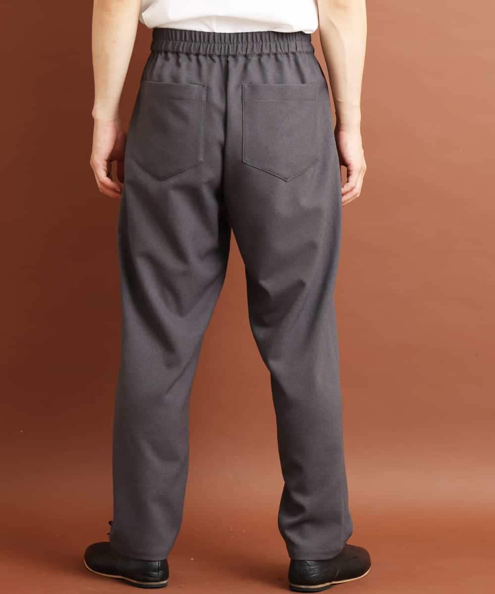 MKLJO52090 MK MICHEL KLEIN HOMME(MKミッシェルクランオム) 『軽く/ゆったりシルェット』リラックスパンツ/セットアップ ダークグレー