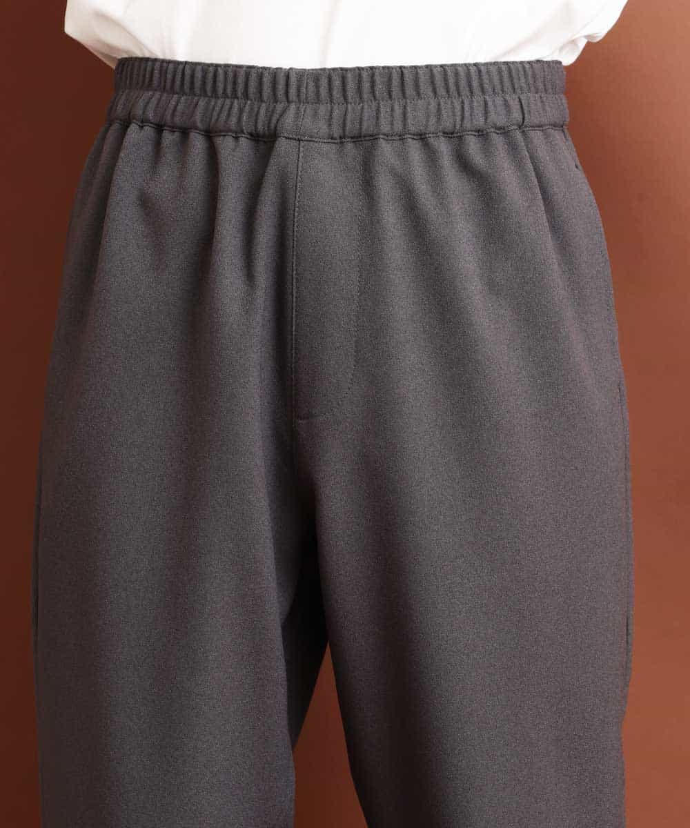 MKLJO52090 MK MICHEL KLEIN HOMME(MKミッシェルクランオム) 『軽く/ゆったりシルェット』リラックスパンツ/セットアップ ダークグレー