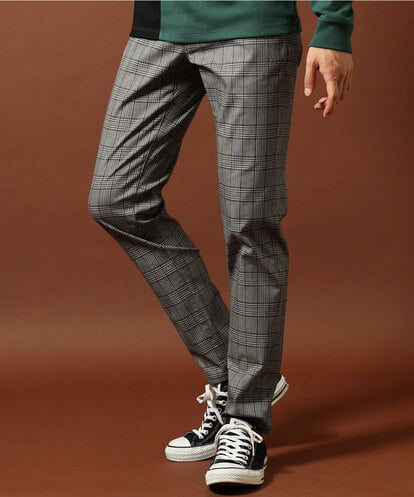 MKLJP08118 MK MICHEL KLEIN HOMME チェックパンツ