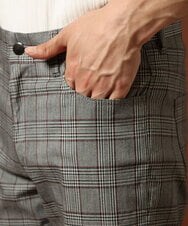 MKLJP08118 MK MICHEL KLEIN HOMME(MKミッシェルクランオム) チェックパンツ レッド