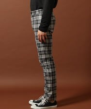 MKLJP08118 MK MICHEL KLEIN HOMME(MKミッシェルクランオム) チェックパンツ グレー