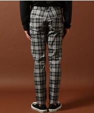 MKLJP08118 MK MICHEL KLEIN HOMME(MKミッシェルクランオム) チェックパンツ グレー