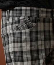 MKLJP08118 MK MICHEL KLEIN HOMME(MKミッシェルクランオム) チェックパンツ グレー
