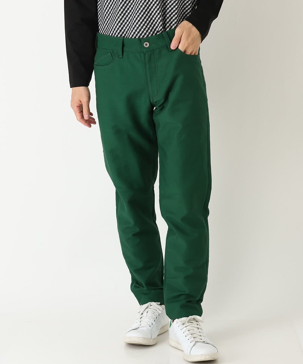 MKLJR07110 MK MICHEL KLEIN HOMME(MKミッシェルクランオム) ５ポケットカラーパンツ グリーン