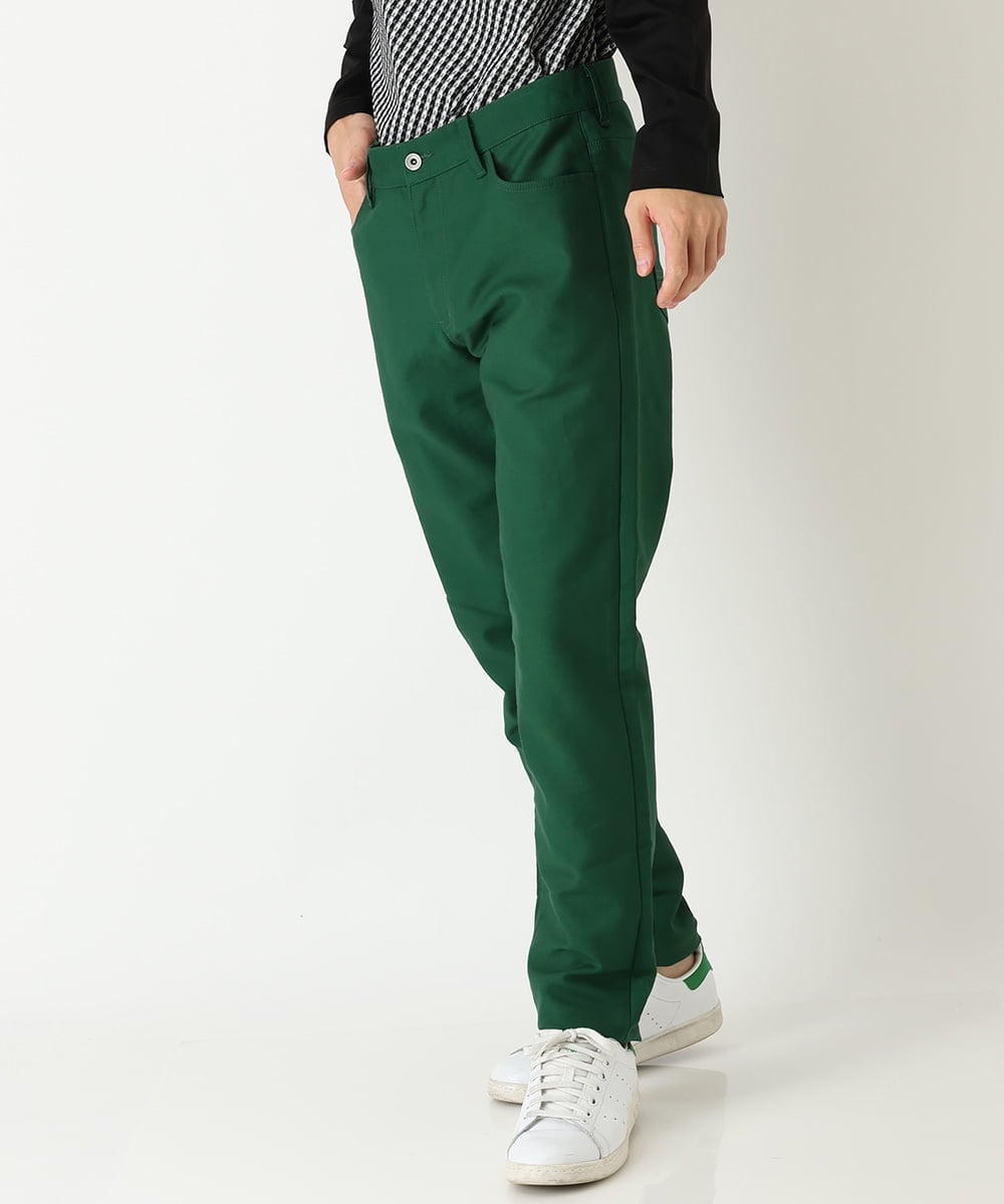 MKLJR07110 MK MICHEL KLEIN HOMME(MKミッシェルクランオム) ５ポケットカラーパンツ グリーン