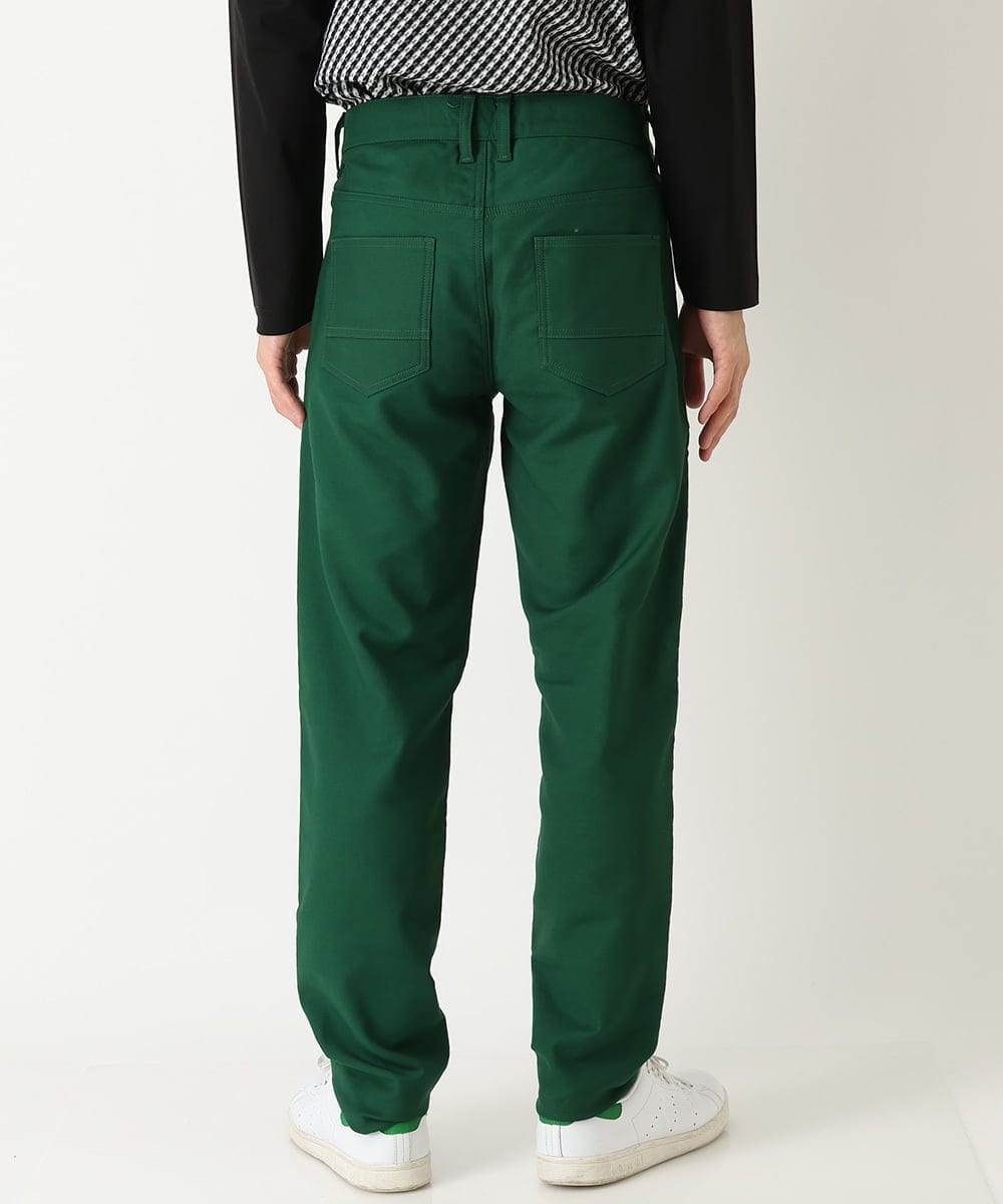 MKLJR07110 MK MICHEL KLEIN HOMME(MKミッシェルクランオム) ５ポケットカラーパンツ グリーン