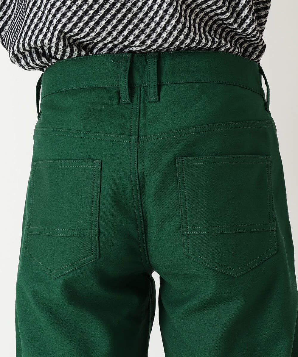 MKLJR07110 MK MICHEL KLEIN HOMME(MKミッシェルクランオム) ５ポケットカラーパンツ グリーン