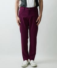 MKLJR07110 MK MICHEL KLEIN HOMME(MKミッシェルクランオム) ５ポケットカラーパンツ パープル