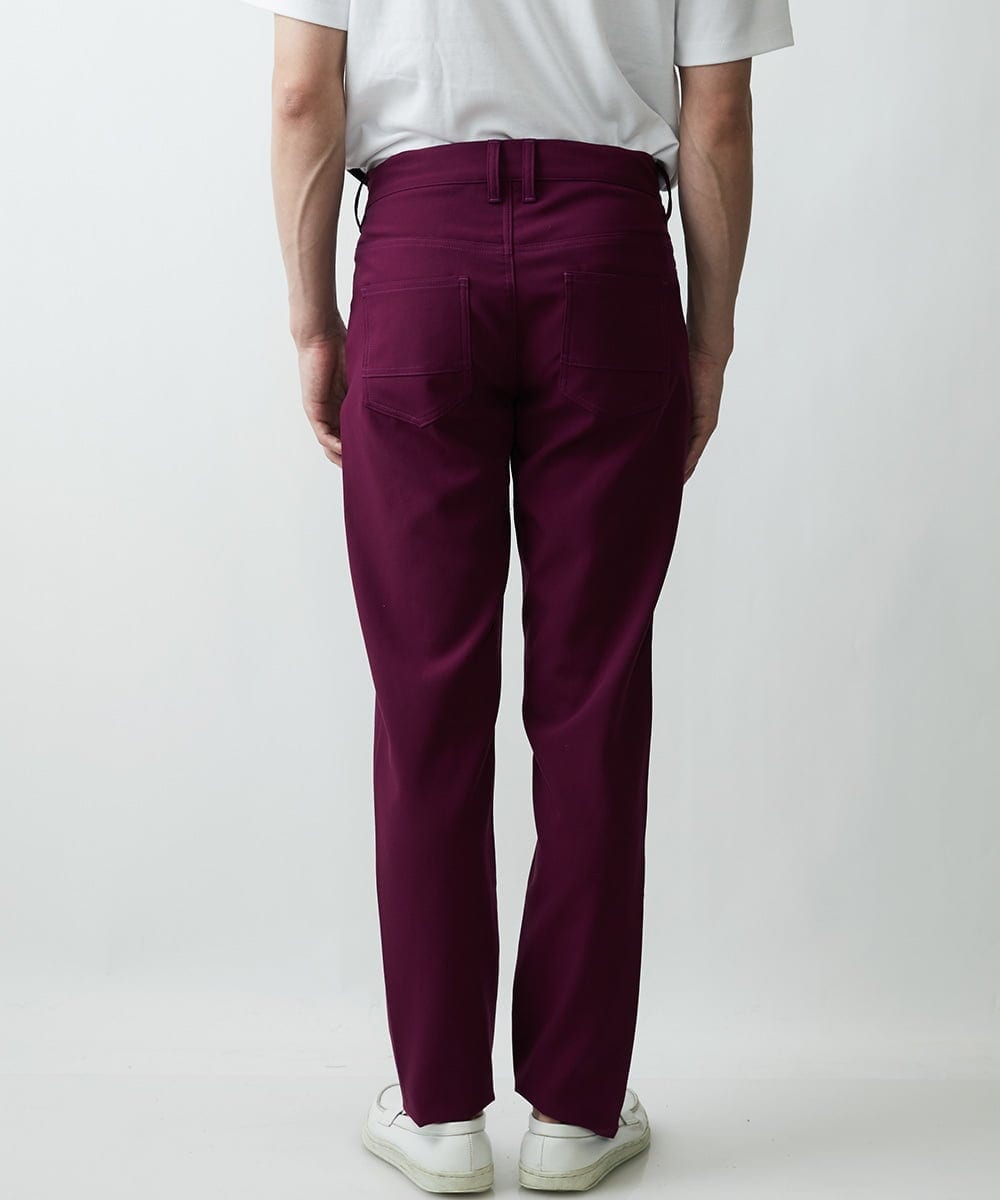 MKLJR07110 MK MICHEL KLEIN HOMME(MKミッシェルクランオム) ５ポケットカラーパンツ パープル