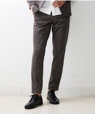 MKLJS77150 MK MICHEL KLEIN HOMME(MKミッシェルクランオム) SOLOTEX モクロディ / セットアップ スラックス ブラウン(86)