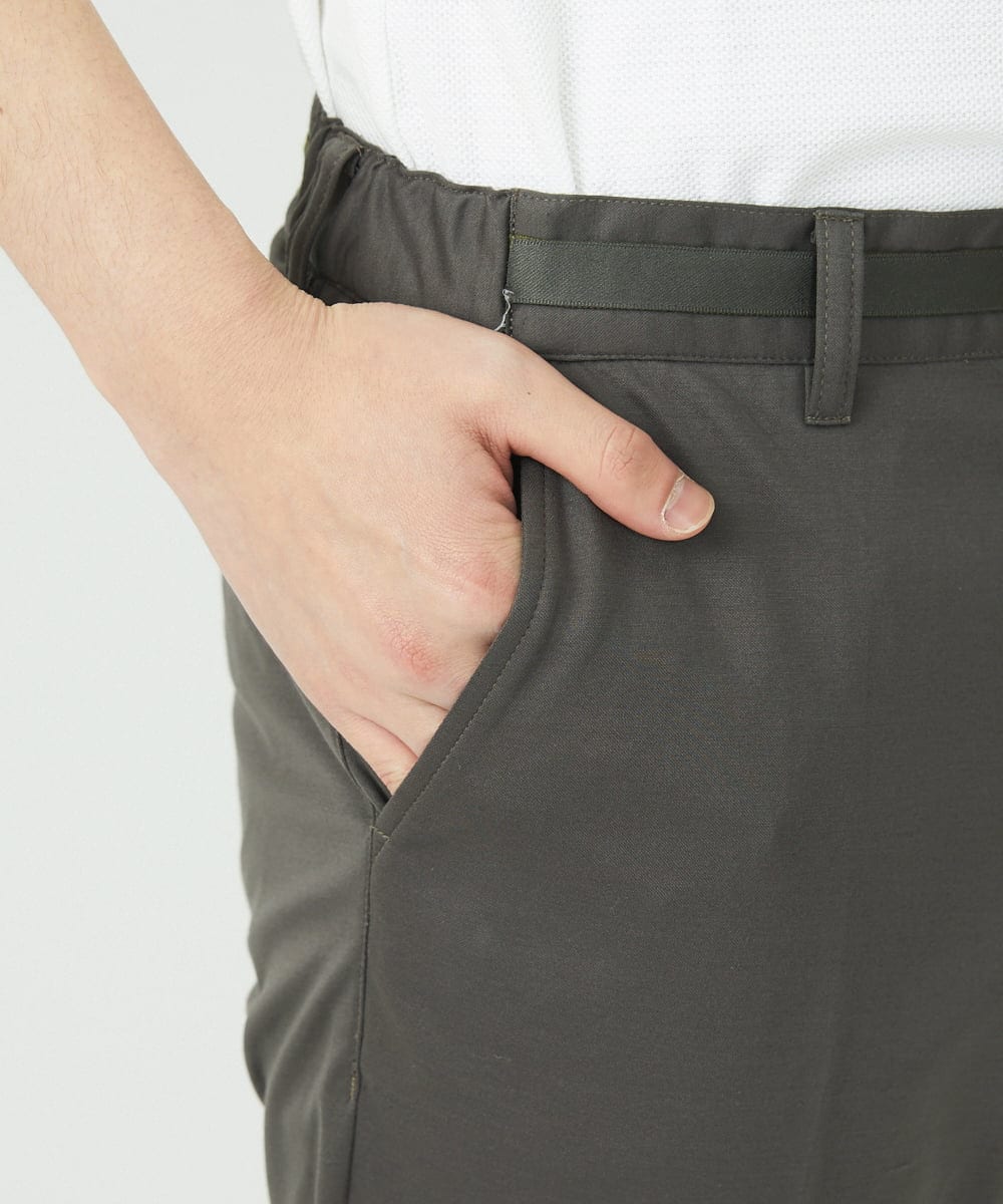 MKLJS77150 MK MICHEL KLEIN HOMME(MKミッシェルクランオム) SOLOTEX モクロディ / セットアップ スラックス ブラウン(86)