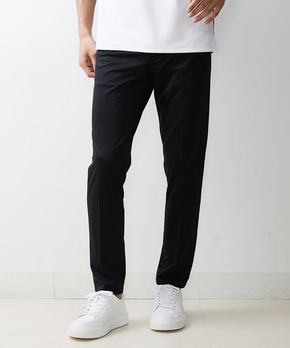 MKLJS77150 MK MICHEL KLEIN HOMME(MKミッシェルクランオム) SOLOTEX モクロディ / セットアップ スラックス ブラック(94)