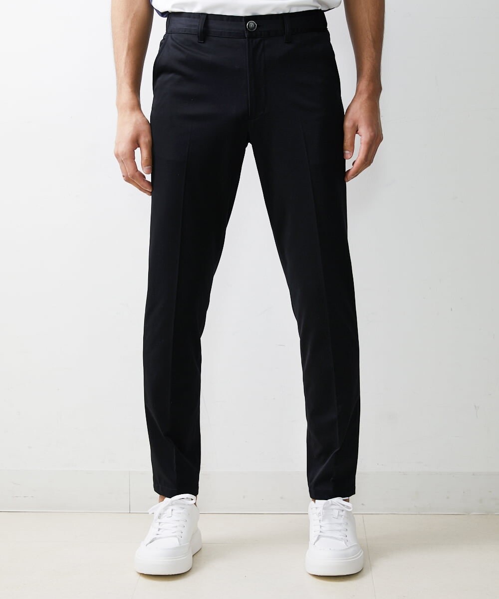 MKLJS77150 MK MICHEL KLEIN HOMME(MKミッシェルクランオム) SOLOTEX モクロディ / セットアップ スラックス ブラック(94)