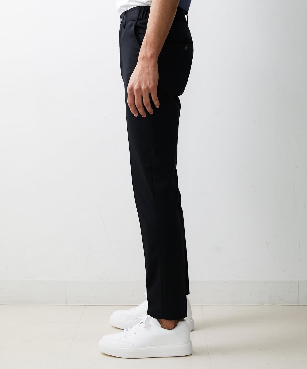 MKLJS77150 MK MICHEL KLEIN HOMME(MKミッシェルクランオム) SOLOTEX モクロディ / セットアップ スラックス ブラック(94)