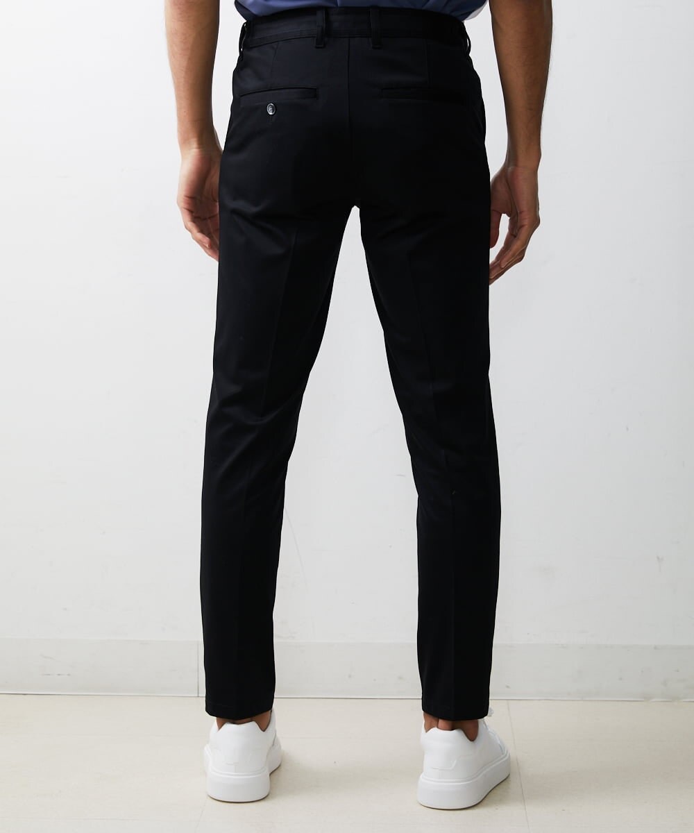 MKLJS77150 MK MICHEL KLEIN HOMME(MKミッシェルクランオム) SOLOTEX モクロディ / セットアップ スラックス ブラック(94)