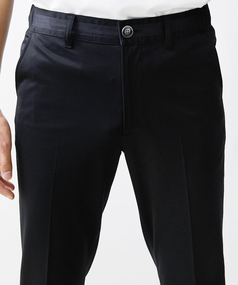 MKLJS77150 MK MICHEL KLEIN HOMME(MKミッシェルクランオム) SOLOTEX モクロディ / セットアップ スラックス ブラック(94)