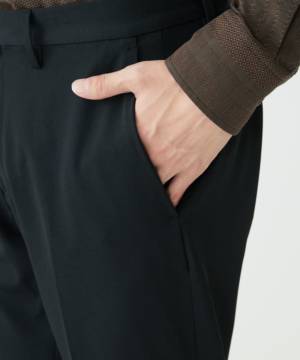 MKLJS78130 MK MICHEL KLEIN HOMME(MKミッシェルクランオム) ストレッチスラックス / VERTICALストレッチ ブラック(94)