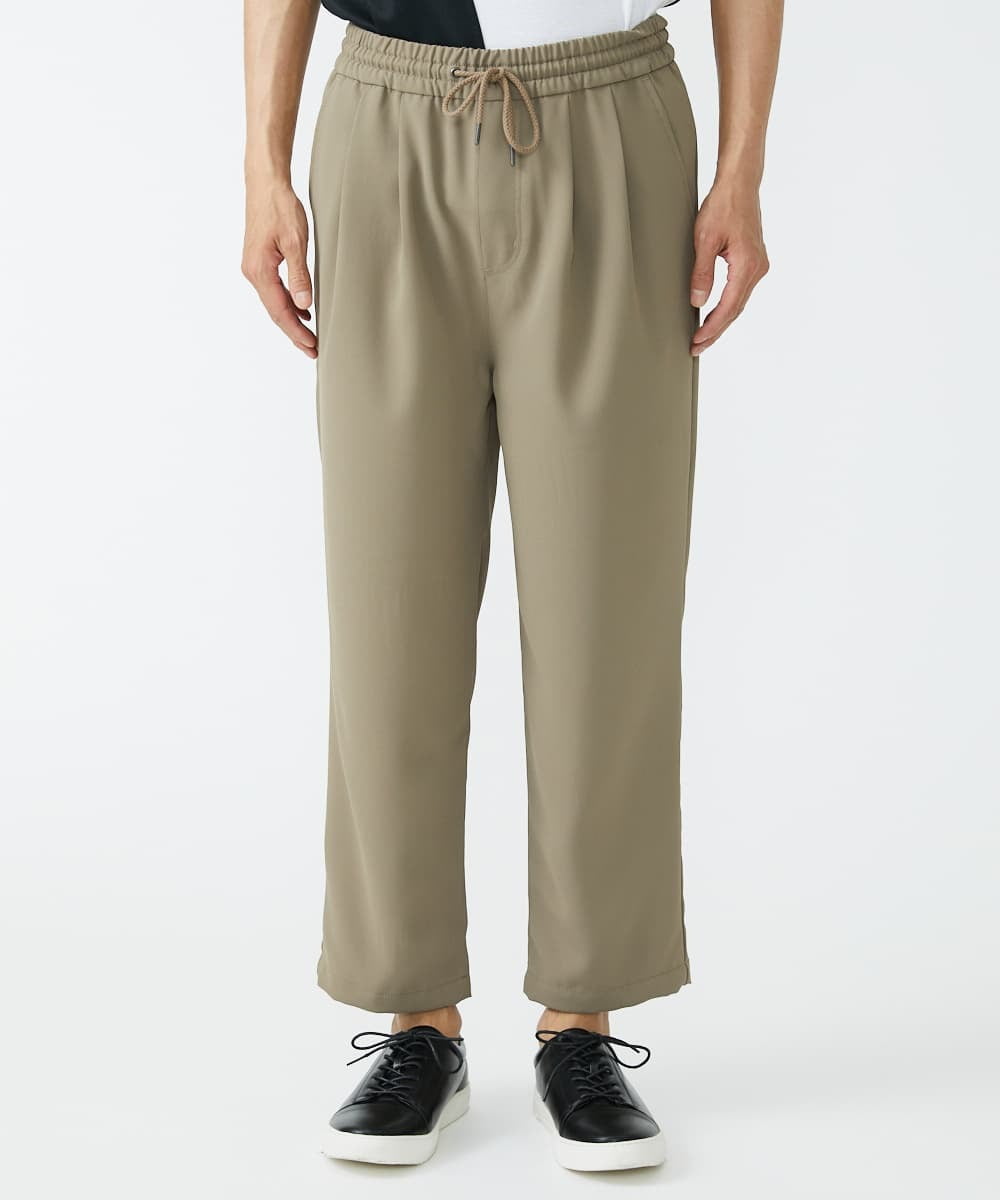 MKLJU88110 MK MICHEL KLEIN HOMME(MKミッシェルクランオム) タックパンツ ベージュ(84)
