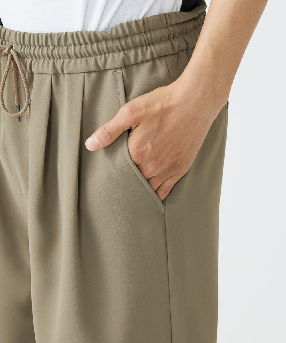 MKLJU88110 MK MICHEL KLEIN HOMME(MKミッシェルクランオム) タックパンツ ベージュ(84)