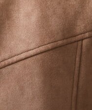 MKUAA52272 MK MICHEL KLEIN HOMME(MKミッシェルクランオム) 【洗える】ポンチスエード スタンドコート ベージュ