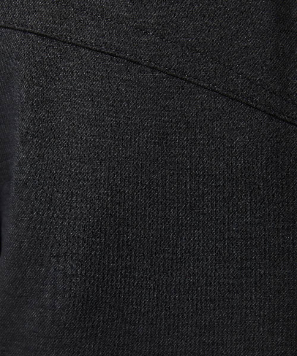 MKUAC11318 MK MICHEL KLEIN HOMME(MKミッシェルクランオム) 【再入荷/在庫限り!/秋冬春兼用/ボア付きライナー】フードスタンドコート / TEC EASY JERSY ネイビー