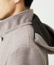 MKUAD65272 MK MICHEL KLEIN HOMME(MKミッシェルクランオム) RETECメルトン / フード付きコート ブラウン