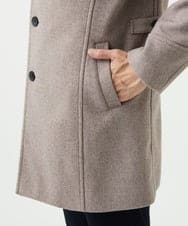 MKUAD65272 MK MICHEL KLEIN HOMME(MKミッシェルクランオム) RETECメルトン / フード付きコート ブラウン