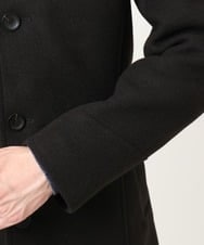 MKUAD65272 MK MICHEL KLEIN HOMME(MKミッシェルクランオム) RETECメルトン / フード付きコート ブラック