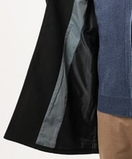 MKUAD65272 MK MICHEL KLEIN HOMME(MKミッシェルクランオム) RETECメルトン / フード付きコート ブラック